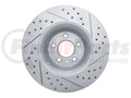 DFC 15-20 Ford Mustang Front Left Drilled & Slotted Geoperformance Rotor