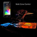 XK Glow XKchrome Boat Strip Advanced Kit w/ Dual-Mode Dash Mount Controller 6x36In + 6x9In