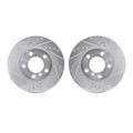 R1 Concepts Brake Rotor- D/S - Silver Fits Mini Cooper