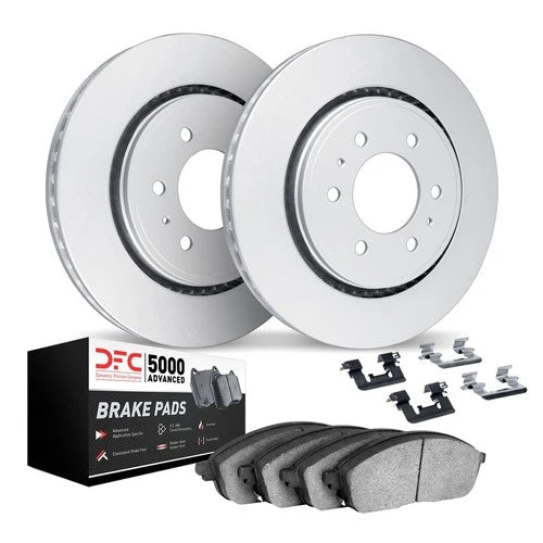DFC 19-25 Ram 1500 Rear Geospec Rotors with 5000 Advanced Brake Pads w/Hardware