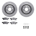 R1 Concepts Brake Rotor- Blank with Optimum Oe Pads Hdw Fits Dodge Durango