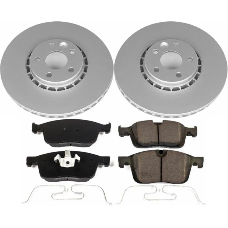 Power Stop 2017 Volvo XC60 Front Z23 Evolution Sport Coated Brake Kit