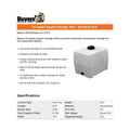 RESERVOIRHORIZ SQUAREPOLY 50 GALLON