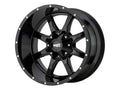 MO970 20x10 8x180.00 GLOSS BLACK W/MILLED LIP (24 mm)