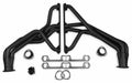 Long Tube Header Black Paint 1972-1974 Jeep Cj5/Cj6 304 V8 Fender-Well Exit Tube Size 1.626 Inch Collector Size 3 Inch Automatic Shift Column And Standard Shift Column/Floor FlowTech