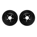 R1 Concepts Brake Rotor- D/S - Black Fits Ford Thunderbird