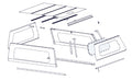 51IN DRIVER SIDE WINDOW KIT (SHORT & MIDSIZE BOX)