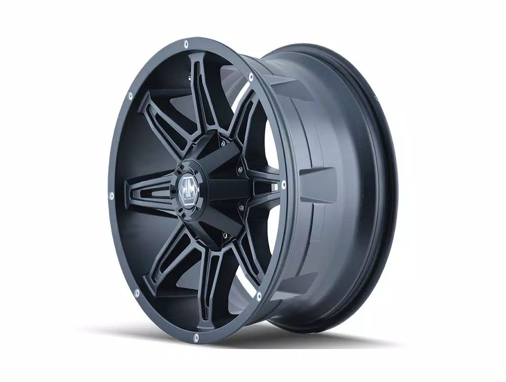 TWG MAYHEM WARRIOR 8015 MATTE BLACK 20X9 8-165.1 18MM 130.8MM