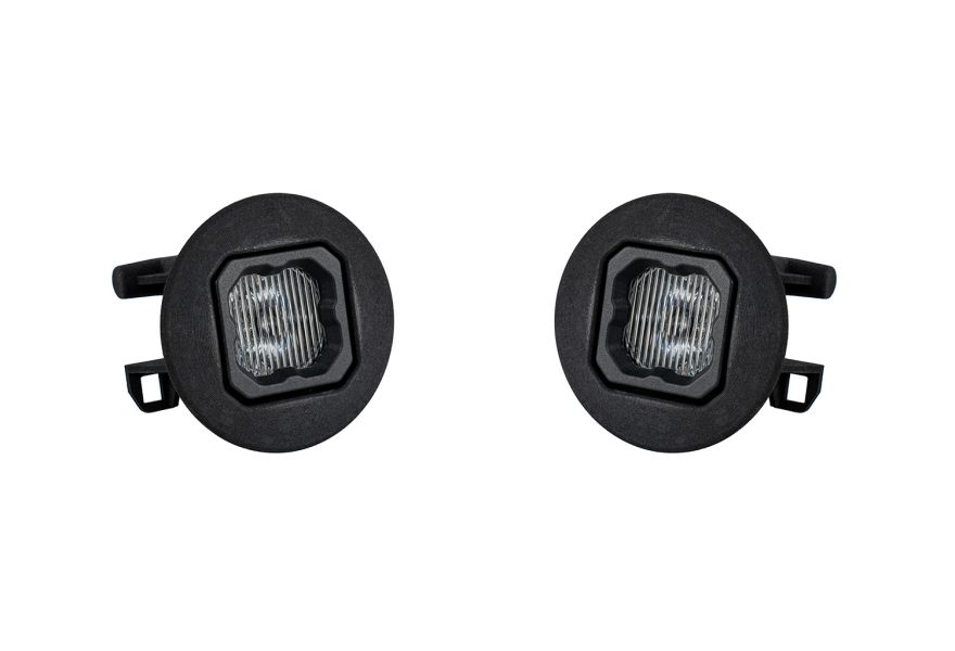SSC1 SAE/DOT Type GBS Fog Light Kit Yellow (3000K) Yellow SAE Fog Diode Dynamics