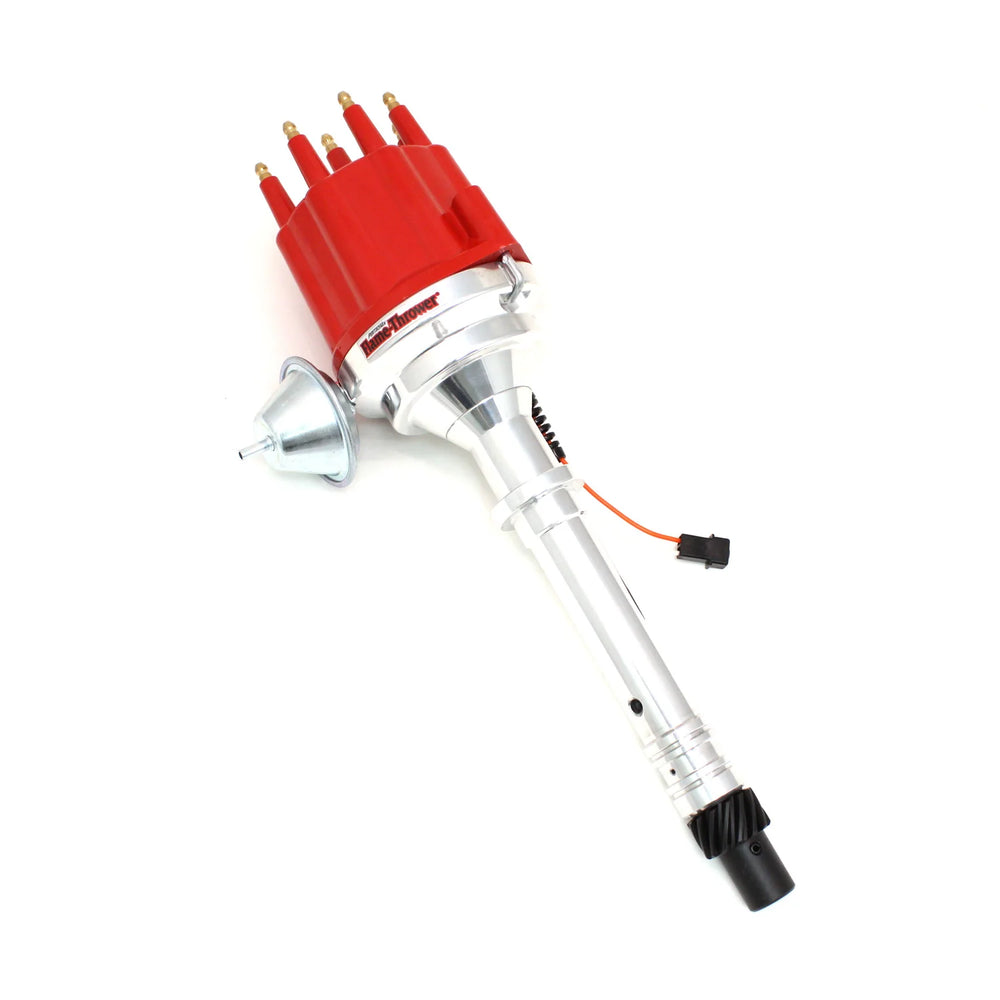 DIST BILLET MAG TRIG CHEVY SB/BB RED MALE CAP