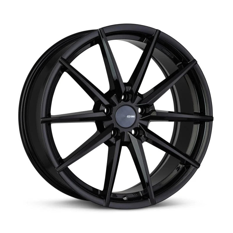 Enkei black auto part