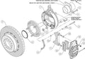 Wilwood Hat-Dynamic Park Brake 1.95in Offset Multi-5 Lug - 12 on 8.75in