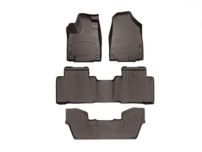 WeatherTech Cocoa Front Rear and Rear Floorliners Fits -20-10 Expedition EL 473531-471072-5