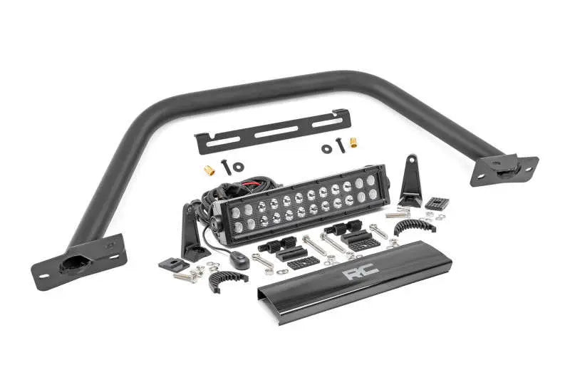 Rough Country Safari Bar 12 LED Light Bar Black Dual Row OE Modular Steel Ford Bronco (21-26) 51118