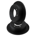 R1 Concepts Brake Rotor- D/S - Black Fits Nissan 620