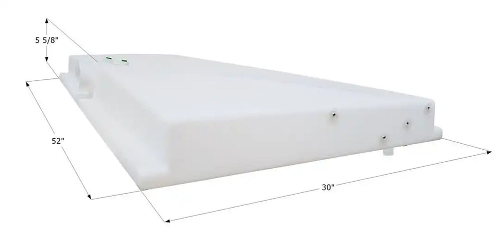 FRESH WATER TANK H3546 52 X 30 X 5.63 25.4 GAL 0259717