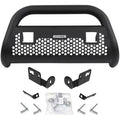 RC2 LR Bull Bar with Mounting Brackets & Two 3 Inch Light Openings Textured Black 2011-2018 Ram 1500 Go Rhino
