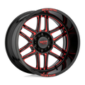 MO992 22X10 8X6.5 G-BLK MILL -18MM