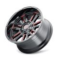 MAYHEM APOLLO 8115 GLOSS BLACK PRISM RED MILLED 20X9 6-135 6-139.7 18MM 106MM