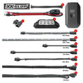 XK Glow Strip Million Color XKCHROME ATV/Motorcycle LED Accent Light Kit (14xPod + 12x10In)