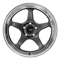 Konig Hyperspec 17x9 5x114.3 ET40 Anthracite Metallic Wheel w/ Mirror Machined Lip (Knurled Bead)