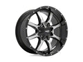 MO970 20X10 8X6.5 18MM GLOSS BLACK MACHINED FACE