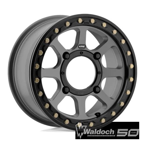 KMC POWERSPORTS KS234 15X6 4X156 S-GRY 38MM - KS23456044438