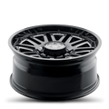 STORM 701 17X9.0 GLOSS BLACK/MILLED 6X135 12MM OS 87.1 CB