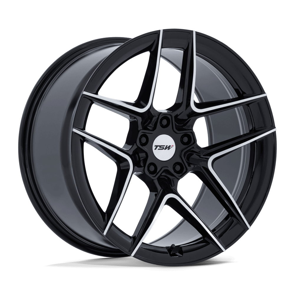 TSW Alloy Wheels black auto part