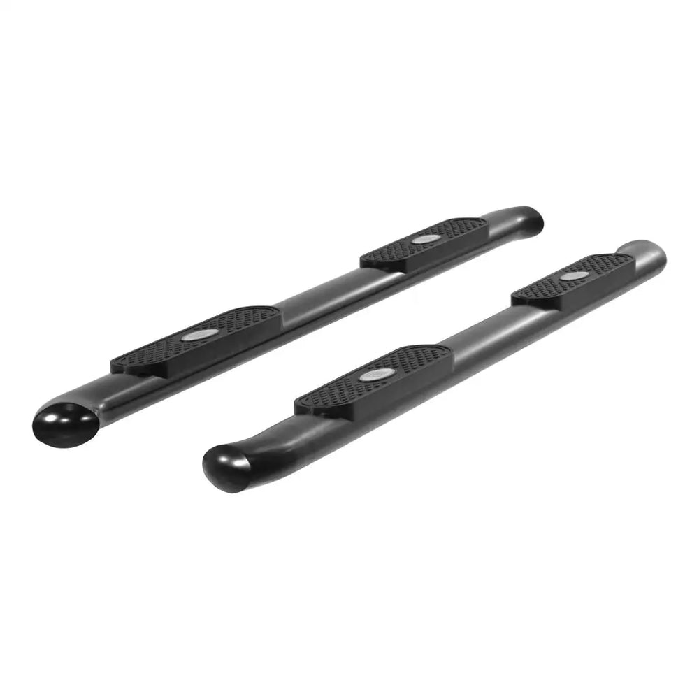 09C F150 SUPERCREW BLK OVAL STEPS(45 DEGREE CUT)