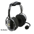 Rugged Radios FHS OTH FSI Headset w/ PTT Button / For David Clark / Sigtronics / Avcomm