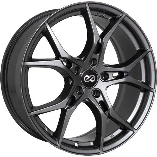 Enkei Vulcan 18X8.0 45mm Offset 5x100 Bolt 72.6mm Bore Anthracite Wheel