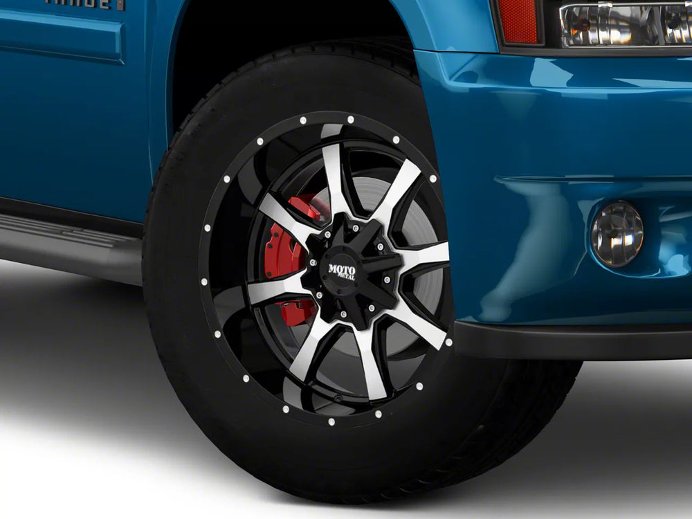 MO970 20X10 6X135/5.5 12MM GLOSS BLACK MACHINED FACE