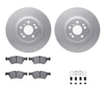 R1 Concepts Brake Rotor- Carbon Coated with Ceramic Pads Hdw Fits Mercedes-Benz ML320