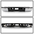 0713 SILVERADO/SIERRA 1500 (EX 2500/3500 MODELS) REAR BUMPER CHROME
