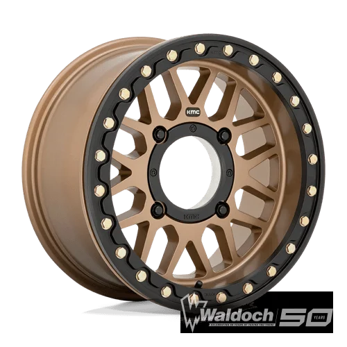 KMC POWERSPORTS KS235 15X7 4X137 S-BRONZE 10MM - KS23557048610