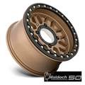 KMC POWERSPORTS KS235 15X7 4X137 S-BRONZE 10MM - KS23557048610