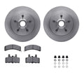 R1 Concepts E- Line Series Brake Rotor with Ceramic Brake Pads Hdw Fits Chevrolet C1500