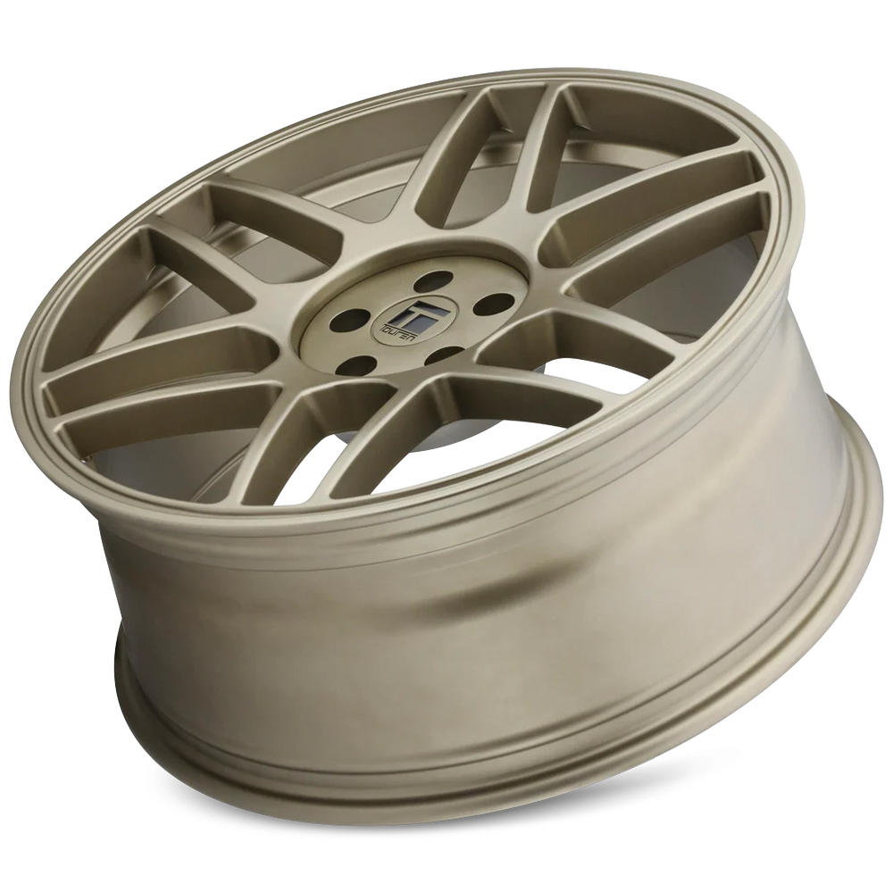 ~(33 lbs. 22X22X10)~ TR74 (3274) MATTE GOLD 20X8.5 5-112/5-120 35mm 74.1mm