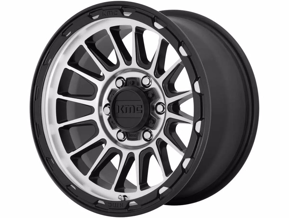 ~(32 lbs. 20X20X12)~ IMPACT 17x9 6x139.70 SATIN BLACK MACHINED (18 mm)