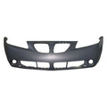 CAPA FRT BUMPER COVER BASE|GT|VALUE LEADER; W/O CTF PKG; W/O SPORT PKG; PRIME PONTIAC G6 0509