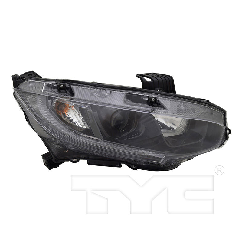 CAPA 1920 HD CVIC SDN/CPE HALGN W/ LED DRL HEADLAMP ASSY R