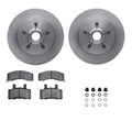R1 Concepts E- Line Series Brake Rotor with Ceramic Brake Pads Hdw Fits Chevrolet Tahoe