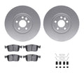 R1 Concepts Brake Rotor- Carbon Coated with Ceramic Pads Hdw Fits Volvo XC60