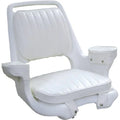 WISE 8WD1007 CAPTAINS CHAIR W/ PADDED ARMRESTS WHITE
