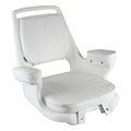 WISE 8WD1007 CAPTAINS CHAIR W/ PADDED ARMRESTS WHITE