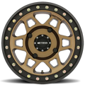 Method MR405 UTV Beadlock 15x7 5+2/38mm Offset 4x156 132mm CB Method Bronze Wheel - Matte Black Ring