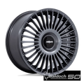 Wheel Pros R202 17X8 BLANK M-ANTH 35MM (98-121)
