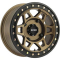 Method MR405 UTV Beadlock 15x7 5+2/38mm Offset 4x136 106mm CB Method Bronze Wheel - Matte Black Ring
