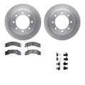 R1 Concepts Brake Rotor- Blank with Optimum Oe Pads Hdw Fits Ford E-150